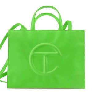 NWT Telfar Medium Green highlighter bag